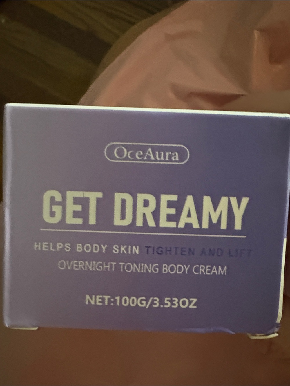 OceAura Get Dreamy Overnight Toning Body Cream 3.53 Oz